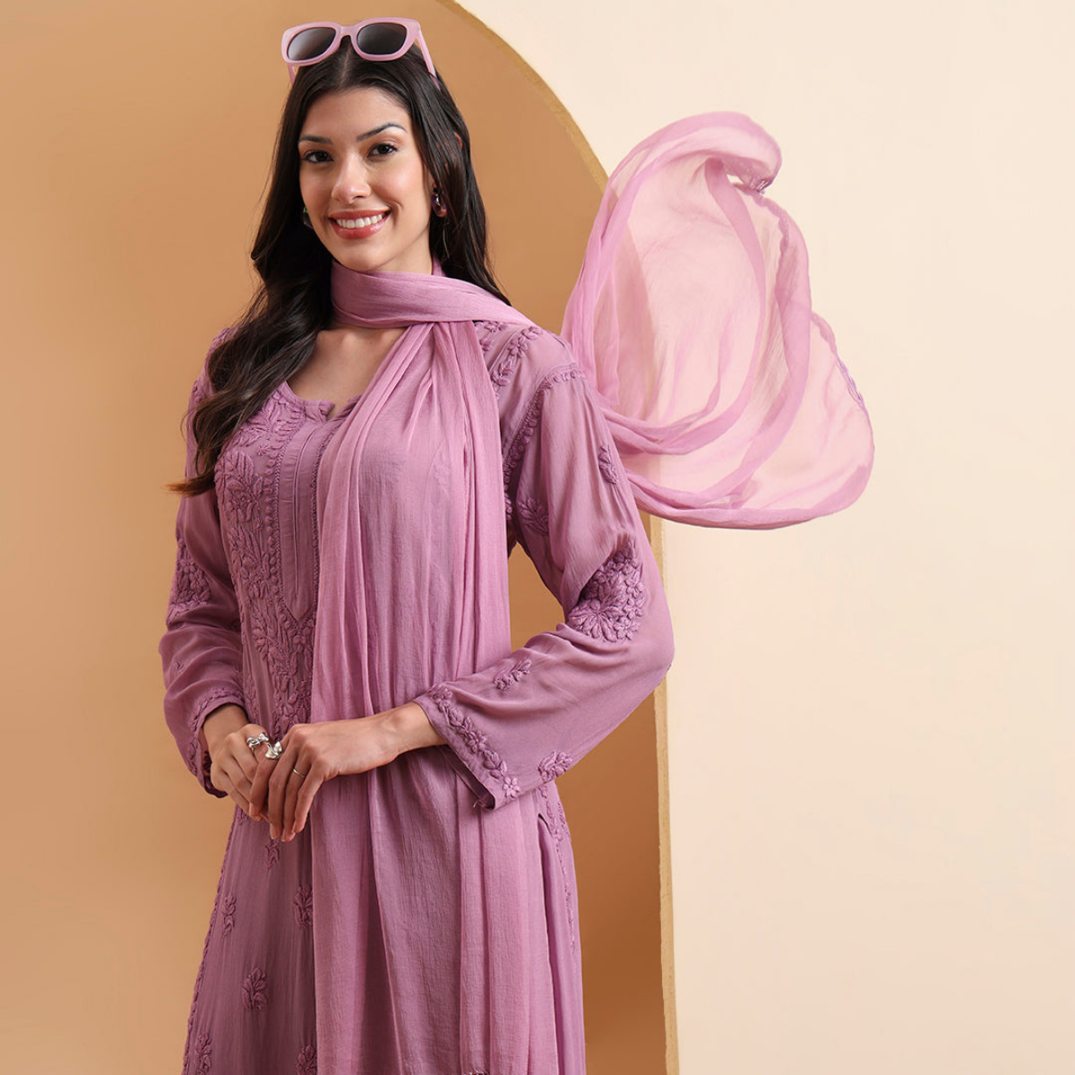 lavender-viscose-chikankari-kurta-set-palazzo-dupatta