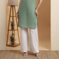 Elenora Women's White Cotton Straight Pants with Chikankari Embroidery – Ethnic Bottom Wear