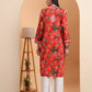 Ethnic Motifs Hand Embroidered Mulmul Cotton Lucknowi Chikankari Kurta