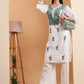 Ethnic Motifs Hand Embroidered Mulmul Lucknowi Chikankari Kurta