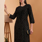Ethnic Motifs Hand Embroidered Chanderi Lucknowi Chikankari Kurta