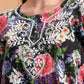 Ethnic Motifs Hand Embroidered Mulmul Lucknowi Chikankari Short Top