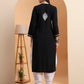 Ethnic Motifs Hand Embroidered Modal Lucknowi Chikankari Kurta