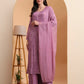 Elenora Women’s Lavender Viscose Chikankari Kurta Set with Palazzo & Dupatta – Elegant Ethnic Co-Ord Set