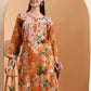 Ethnic Motifs Hand Embroidered Mulmul Cotton Lucknowi Chikankari Kurta