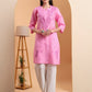Ethnic Motifs Hand Embroidered Khadi Cotton Lucknowi Chikankari Kurta