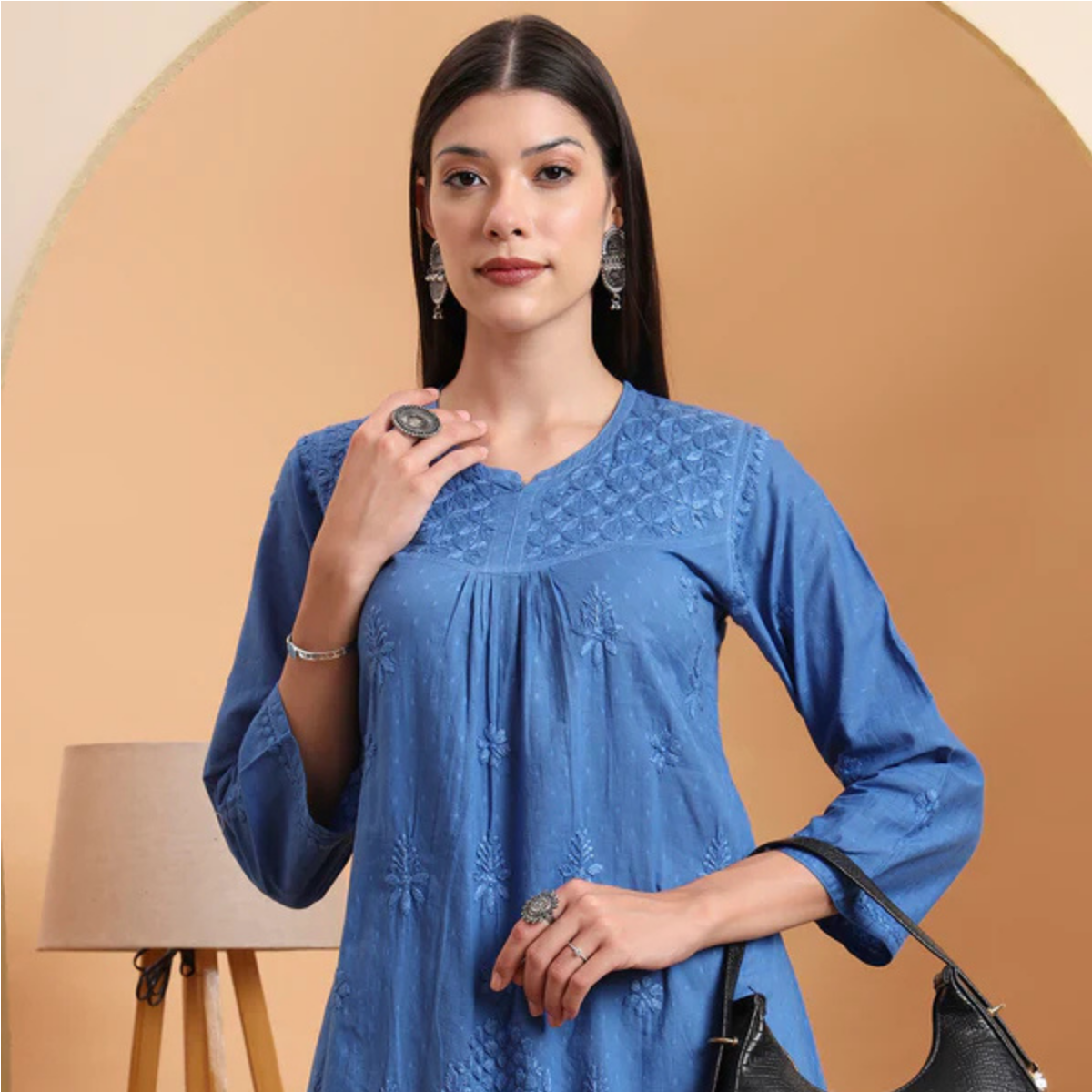 blue-dobi-cotton-hand-embroidered-lucknowi-chikankari-short-top