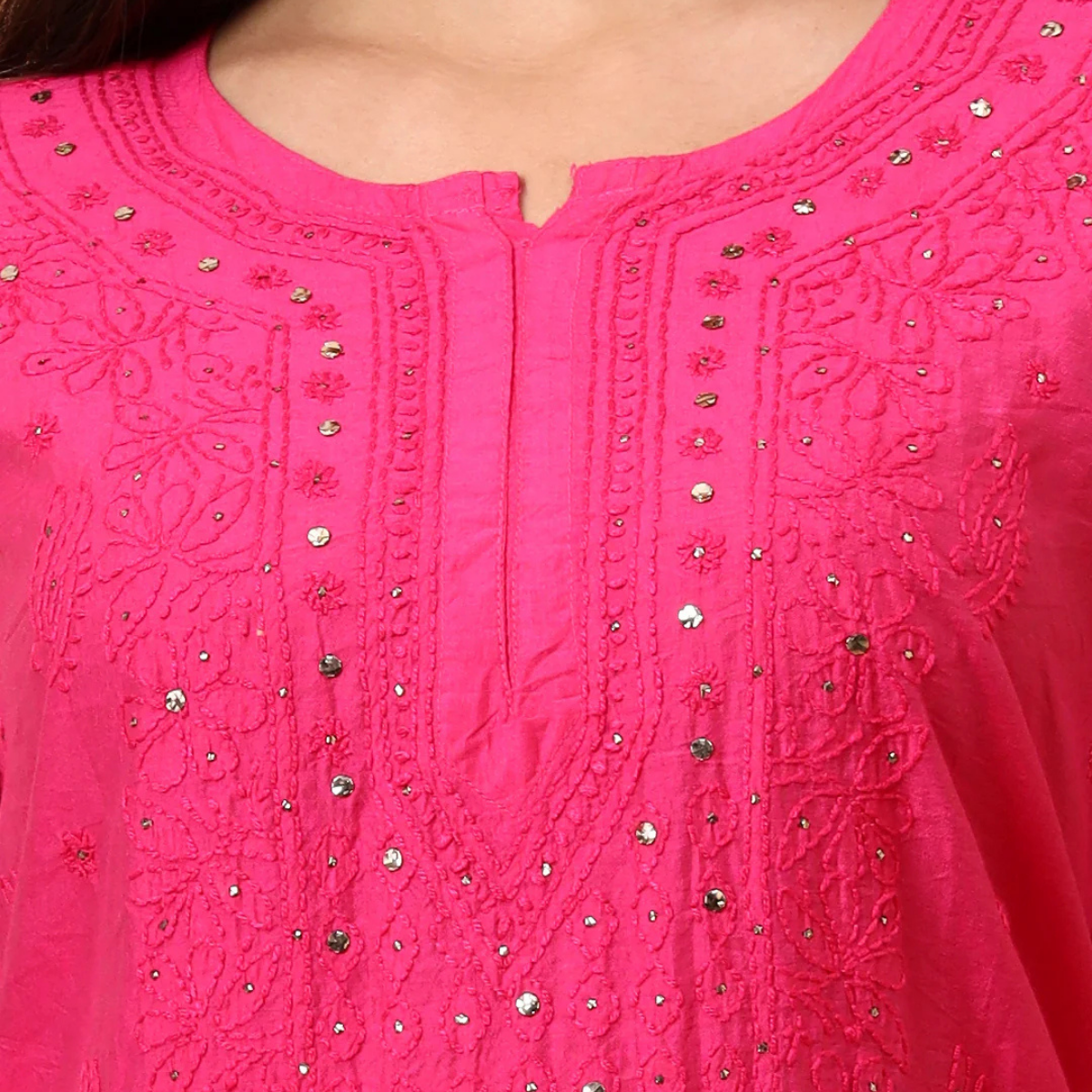 ethnic-motifs-hand-embroidered-chanderi-lucknowi-chikankari-kurta