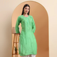 hand-embroidered-chanderi-lucknowi-green-chikankari-kurta