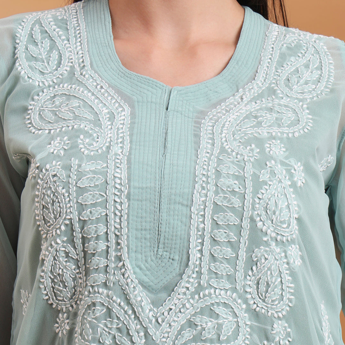 hand-embroidered-georgette-lucknowi-chikankari-kurta