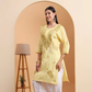 hand-embroidered-khadi-cotton-lucknowi-chikankari-kurta-yellow
