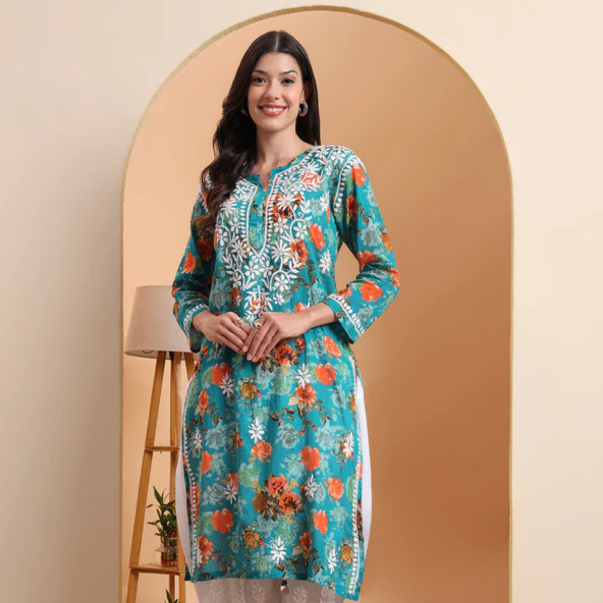 hand-embroidered-mulmul-cotton-lucknowi-chikankari-kurta