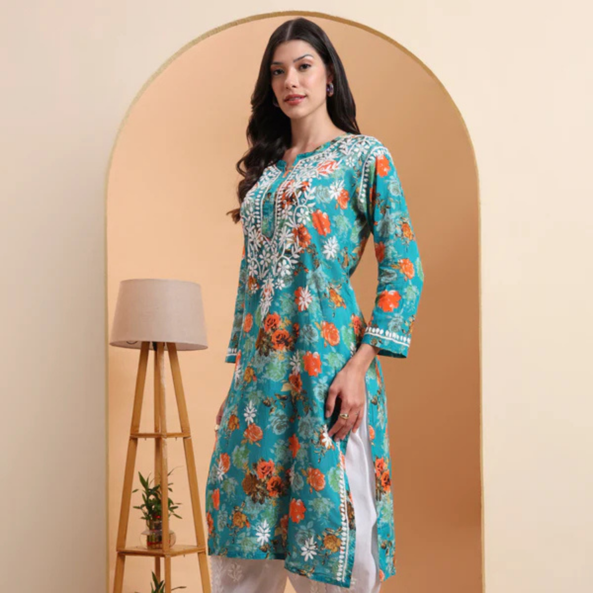 hand-embroidered-mulmul-cotton-lucknowi-chikankari-kurta