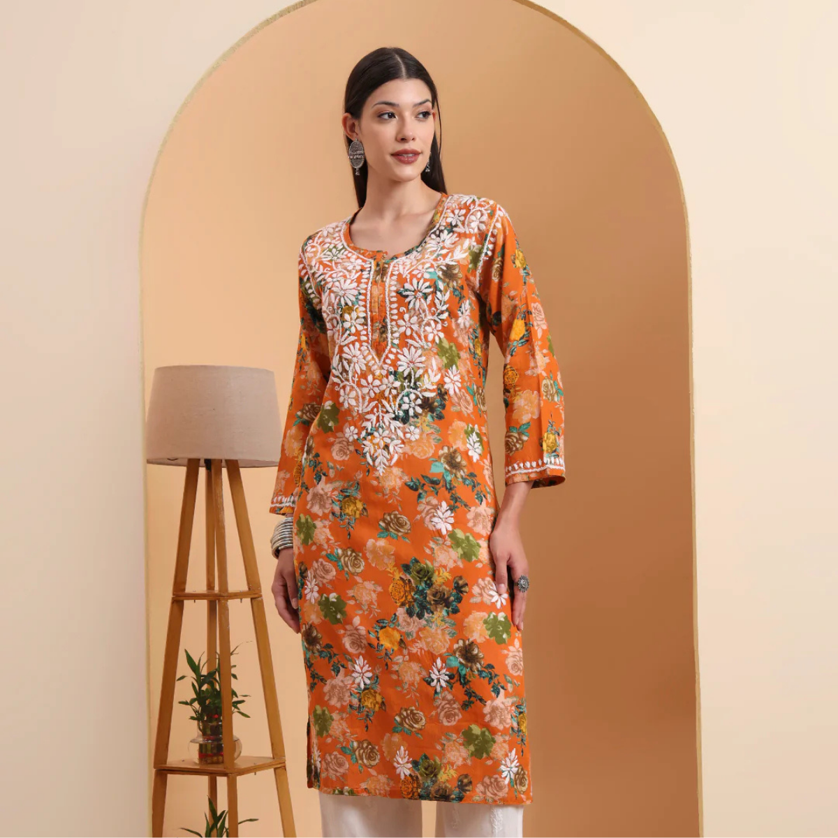 hand-embroidered-mulmul-cotton-lucknowi-chikankari-kurta