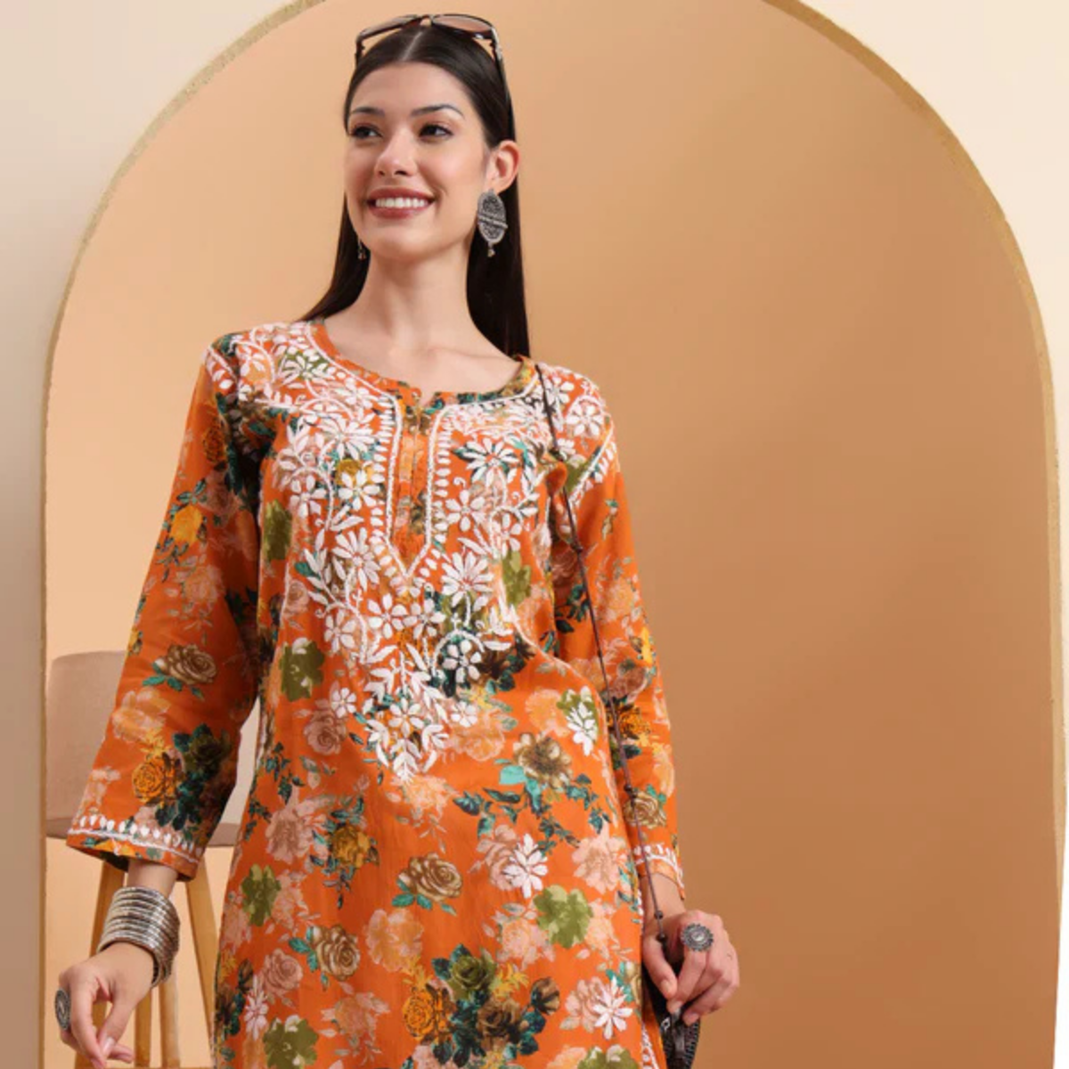 hand-embroidered-mulmul-cotton-lucknowi-chikankari-kurta