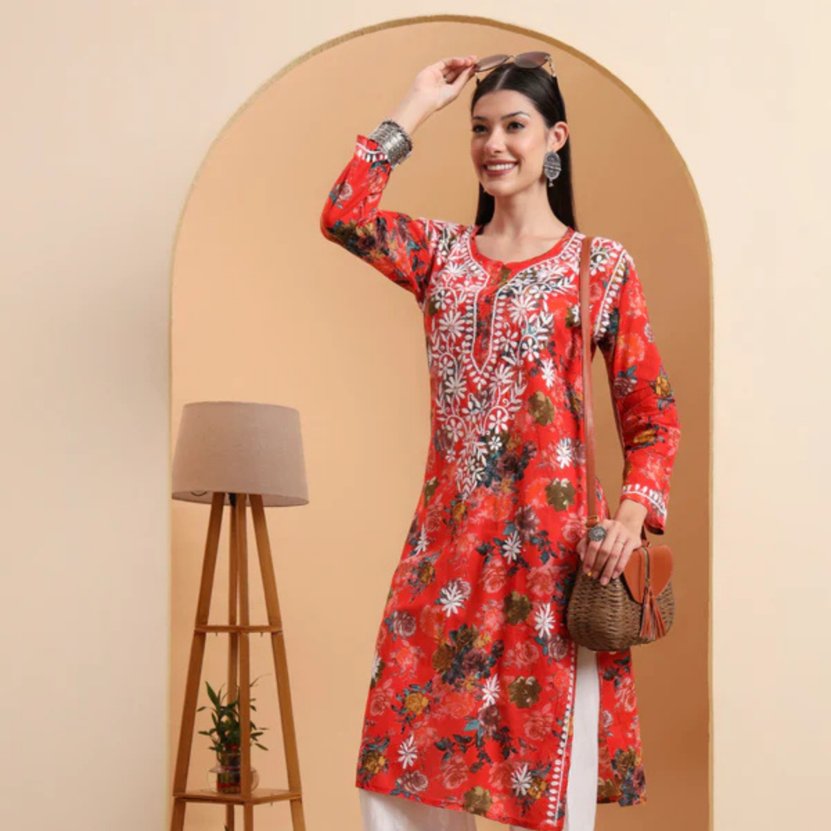 hand-embroidered-mulmul-cotton-lucknowi-chikankari-kurta