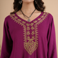 Wine Rayon Short Kurti